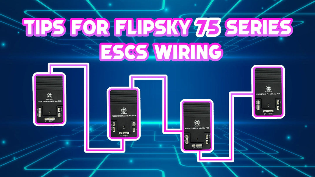 Tips For Build 2WD and Multi-CAN Devices with Flipsky 75 Series ESCs