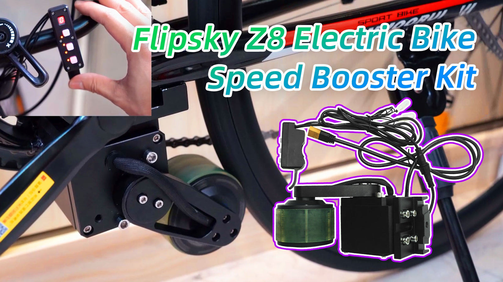 The Good Helper for Bicycle --Z8 Ebike Speed Booster Kit
