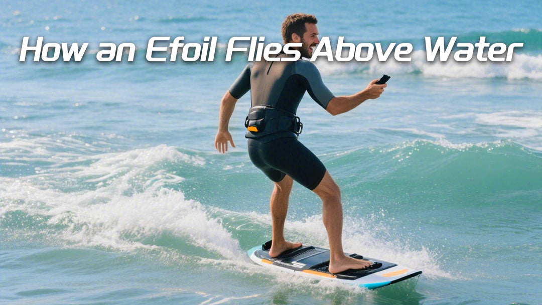 How an Efoil Flies Above Water