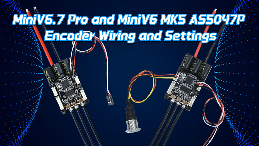 Flipsky MiniV6.7 Pro and MiniV6 MK5 AS5047P Encoder Wiring and Settings