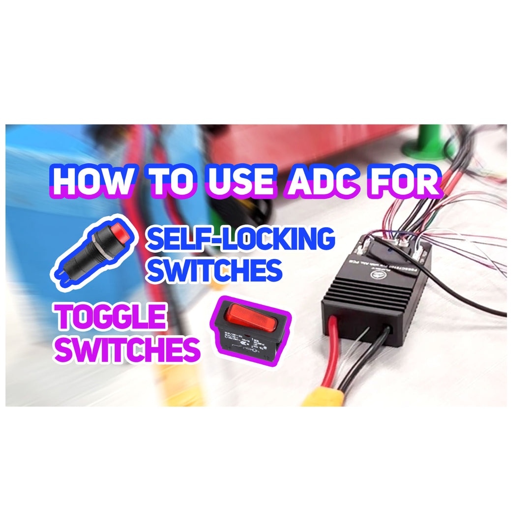 How to Use ADC for Self-locking Switches & Toggle Switches?