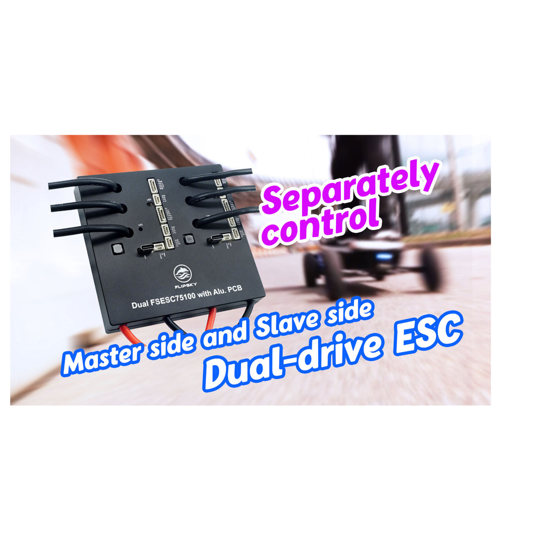 How to Control the Dual ESC Two Sides Separately