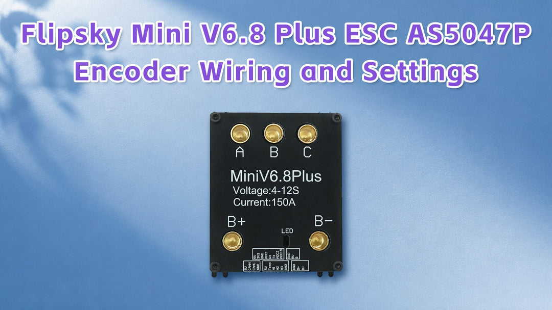 Flipsky FSESC Mini V6.8 Plus AS5047P Encoder Wiring and Settings