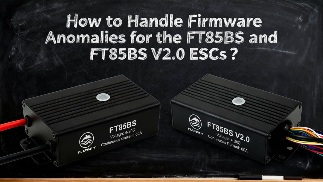 Tutorial on Handling Firmware Anomalies for the FT85BS and FT85BS V2.0 ESC