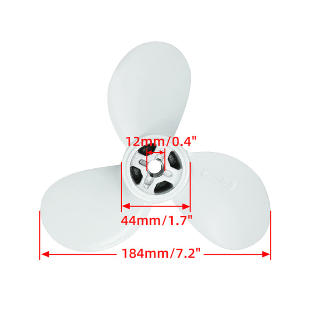 Aluminum Alloy Propeller 3.5HP 3.5 HP Outboard Motor 2 Stroke For Flipsky 65161 Brushless Motor