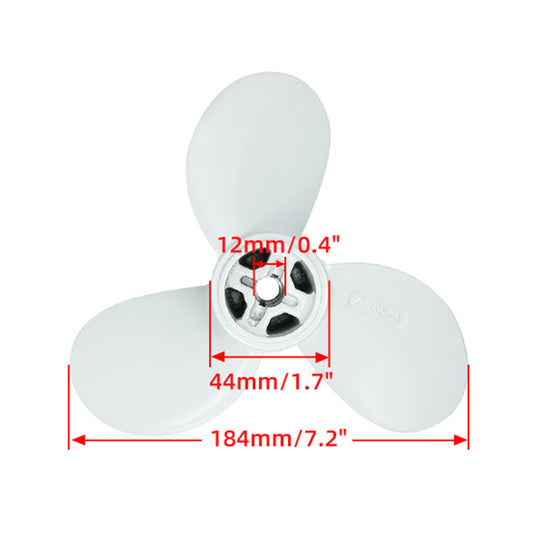 Aluminum Alloy Propeller 3.5HP 3.5 HP Outboard Motor 2 Stroke For Flipsky 65161 Brushless Motor