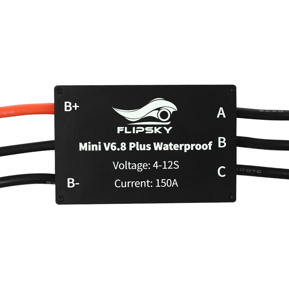 Flash Deals Flipsky IP68 Waterproof ESC Electronic Speed Controller Mini FSESC6.8 Plus based on VESC6 150A for Efoil Ejet / boat esurf