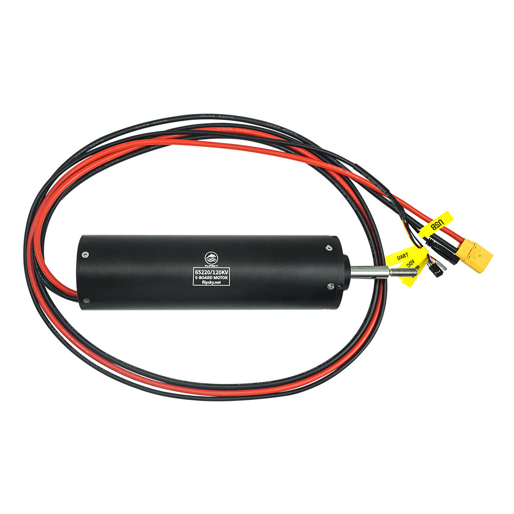 Flipsky 65220 Motor 120KV 6000W Round With Thread Shaft Integrated ESC | IP68 BLDC Motor / ESC 2-in-1 Combo For Surfing Boat Underwater Thruster | Hydro | Efoil