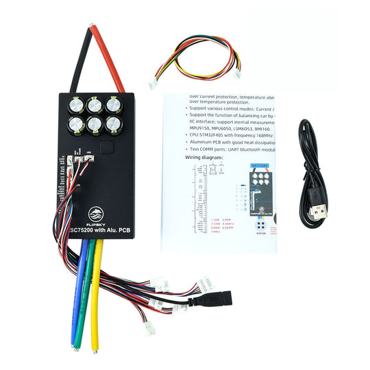 Flipsky 75200 84V High Current With Aluminum PCB Based on VESC For Fighting Robot Surfboard AGV Robot