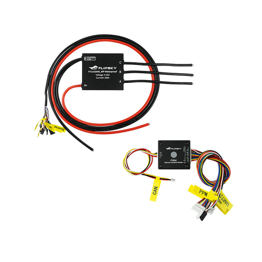 Flispky IP68 Waterproof FT110200A 110V 200A ESC With Aluminum Enclosure NON-VESC For Electric Skateboard /Ebike Speed Controller / Electric Scooter / Electric Motorcycle / Robotics