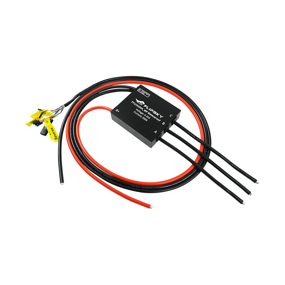 Flispky IP68 Waterproof FT110200A 110V 200A ESC With Aluminum Enclosure NON-VESC For Electric Skateboard /Ebike Speed Controller / Electric Scooter / Electric Motorcycle / Robotics