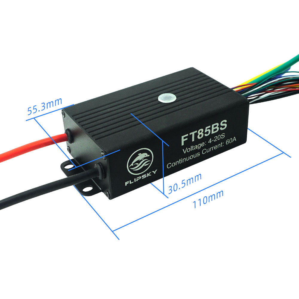 FLIPSKY FT85BS ESC With Aluminum Case NON-VESC For Electric Skateboard / Scooter / Ebike Speed Controller / Electric Motorcycle / Robotics - FLIPSKY