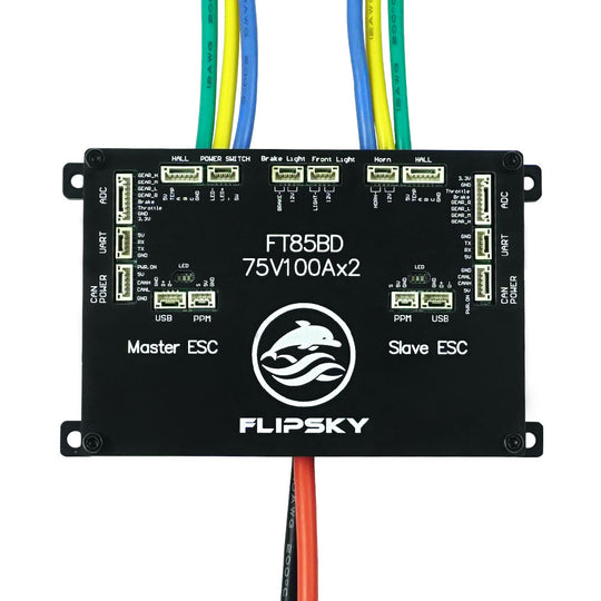 FLIPSKY FT85BD Dual ESC With Aluminum Case NON-VESC For Electric Skateboard / Scooter / Ebike Speed Controller / Electric Motorcycle / Robotics - FLIPSKY