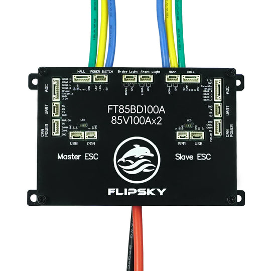 Flipsky FT85BD Dual ESC 85V 200A With Aluminum Case NON-VESC For Electric Skateboard / Electric Scooter / Ebike Speed Controller / Electric Motorcycle / Robotics