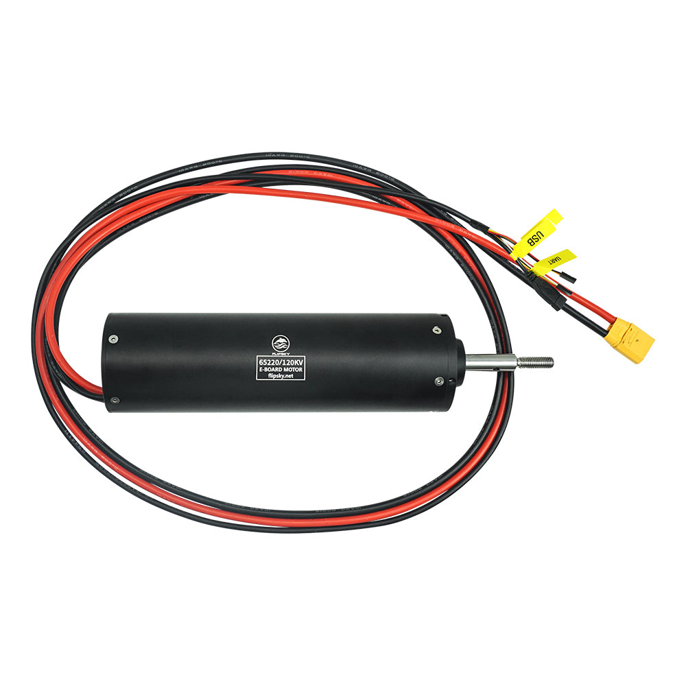 Flipsky 65220 Motor 120KV 6000W Round With Thread Shaft Integrated ESC | IP68 BLDC Motor / ESC 2-in-1 Combo For Surfing Boat Underwater Thruster | Hydro | Efoil