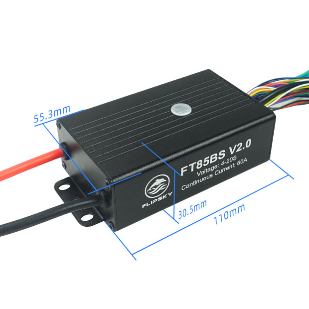 FLIPSKY FT85BS V2.0 ESC With Aluminum Case NON-VESC For Electric Skateboard / Scooter / Ebike Speed Controller / Electric Motorcycle / Robotics