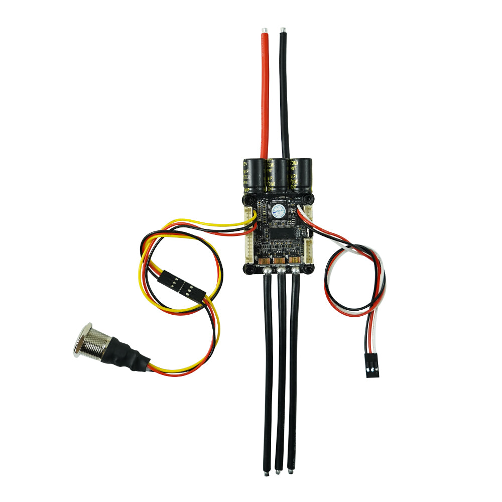 FLIPSKY Mini V6 MK5 With Power Button base on VESC_6_MK5 With Aluminum Anodized Heat Sink