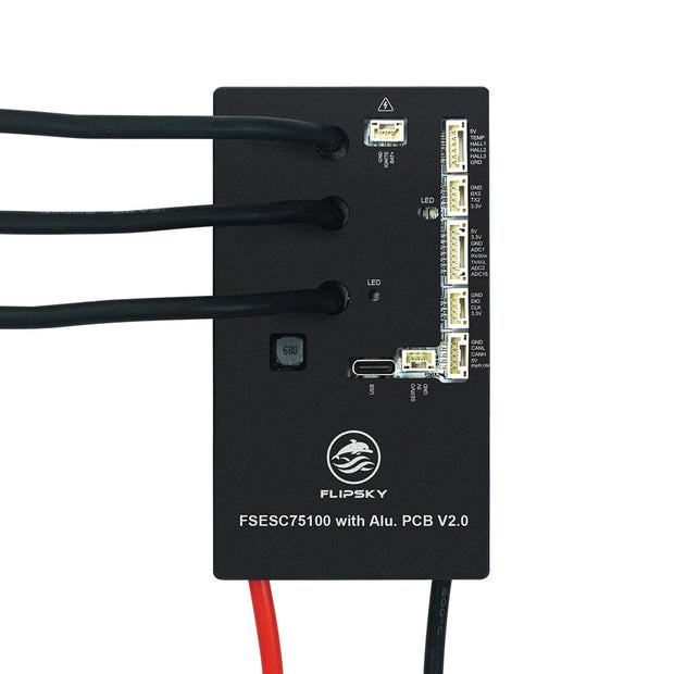 Flipsky 75100 V2.0 With Aluminum PCB With Power Key Switch Button Base – FLIPSKY