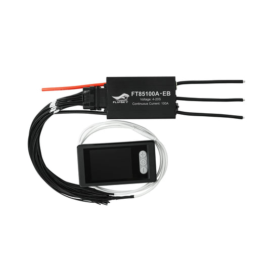 Flipsky FT85100A-EB ESC 85V 100A With TFT Advanced display V3.0 Support PWM Variable Frequency Control And Brake Signal For Ebike Speed Controller
