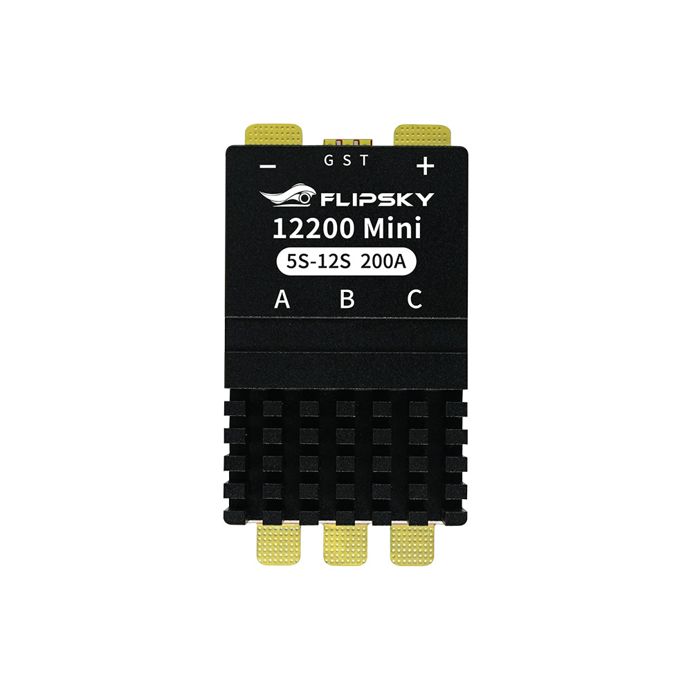 Flipsky Brushless Electric Speed Controller 12200 5-12S Power 200A BLHeli_32 / AM32 Firmware For Multi-Rotor Aircrafts Airplane Models Plant Protection Machine Boat Models RC Car Models