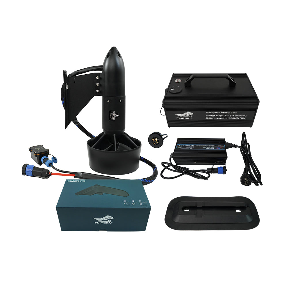 Flipsky Brushless Motor 72150 3000W Waterproof Underwater Thruster electric boat thruster for ROV RC Boat /Jet boards /Outboard motor / Drive boat jet