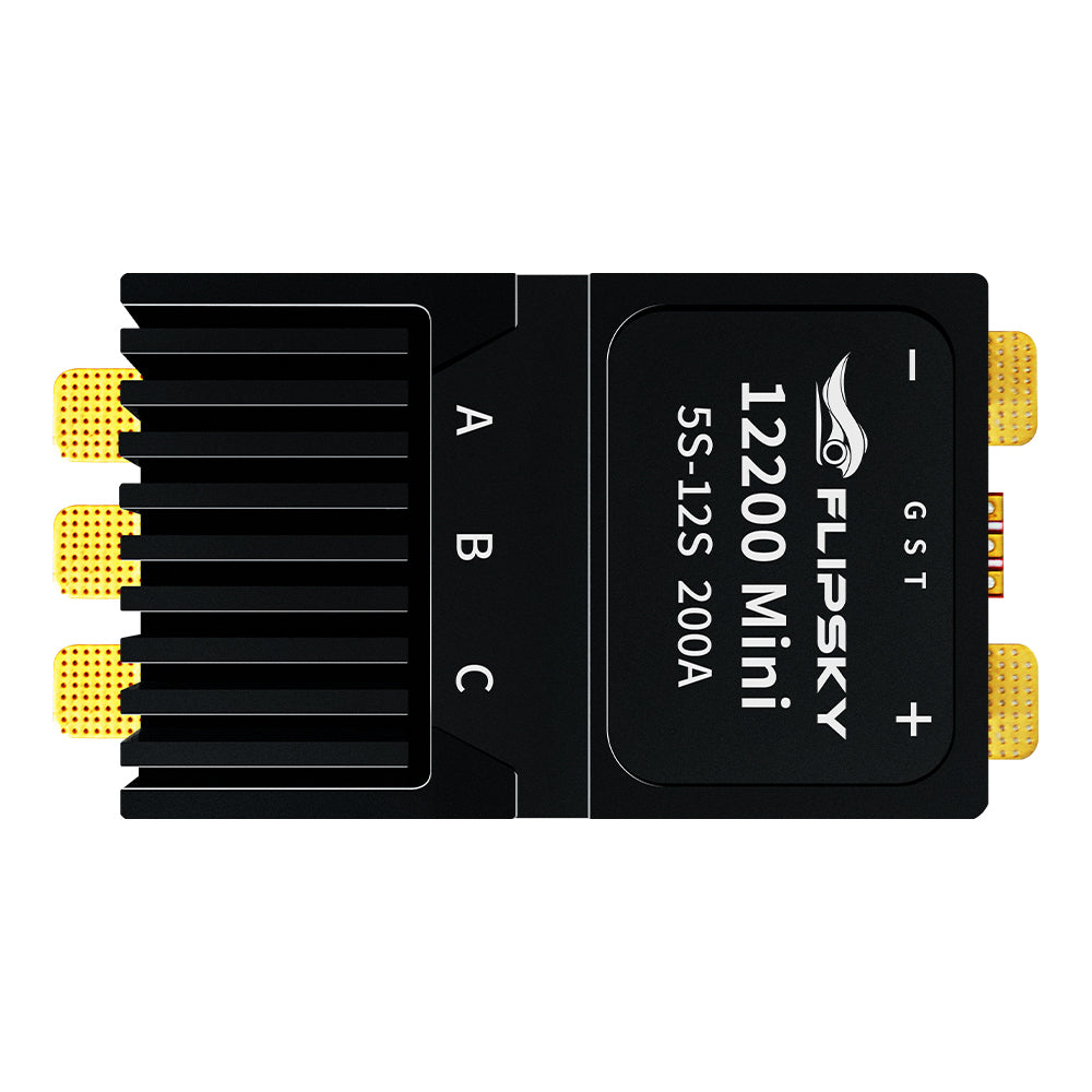 Flipsky Brushless Electric Speed Controller 12200 5-12S Power 200A AM32 Firmware For Multi-Rotor Aircrafts Airplane Models Plant Protection Machine Boat Models RC Car Models