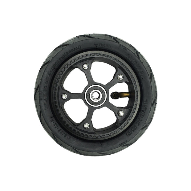 6" 7'' ATM Offroad Wheel Pneumatic Rubber All Terrain Mountain Wheels Kit With Two Belt For DIY Skateboard /Scooter
