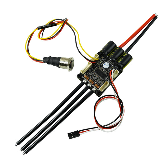 FLIPSKY Mini V6 MK5 With Power Button base on VESC_6_MK5 With Aluminum Anodized Heat Sink