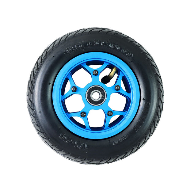 4PCS 7" 8'' ATM Offroad Wheel Pneumatic Rubber All Terrain Mountain Wheels Kit With Two Belt For DIY Skateboard /Scooter