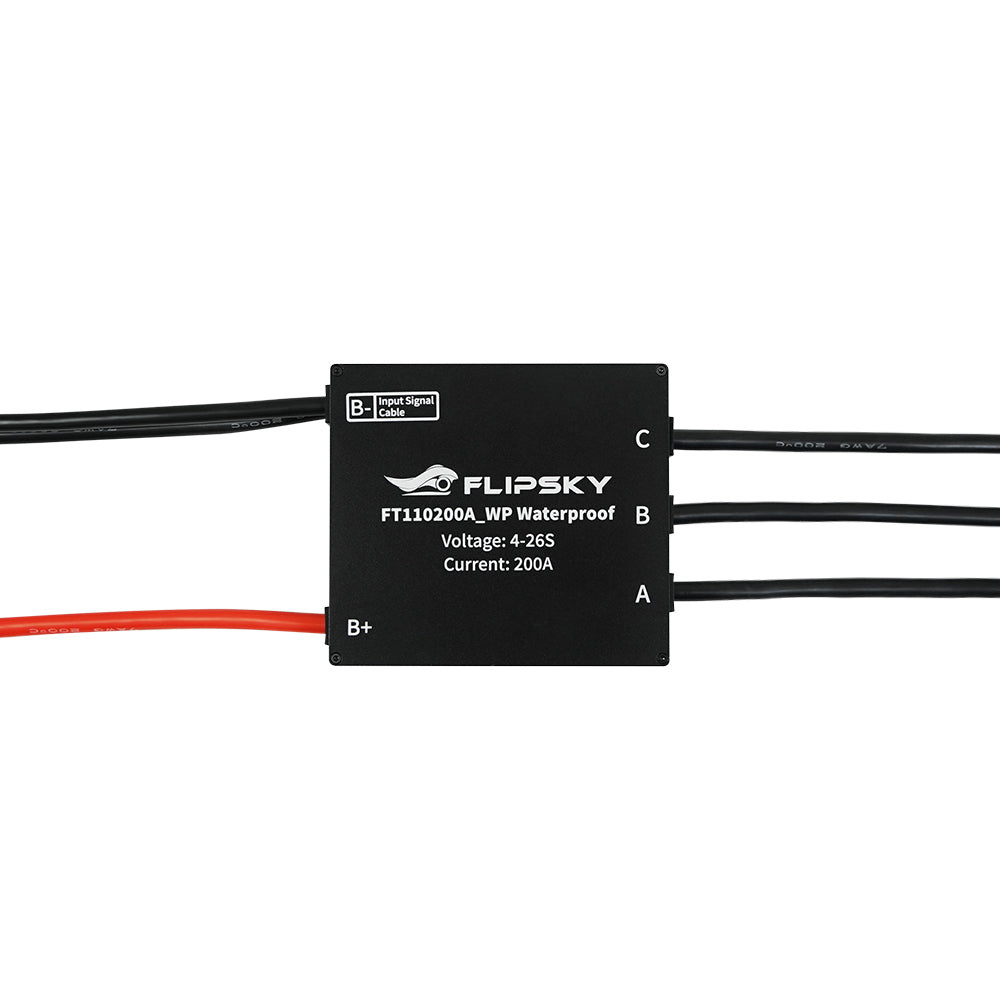 Flispky IP68 Waterproof FT110200A 110V 200A ESC With Aluminum Enclosure NON-VESC For Electric Skateboard /Ebike Speed Controller / Electric Scooter / Electric Motorcycle / Robotics