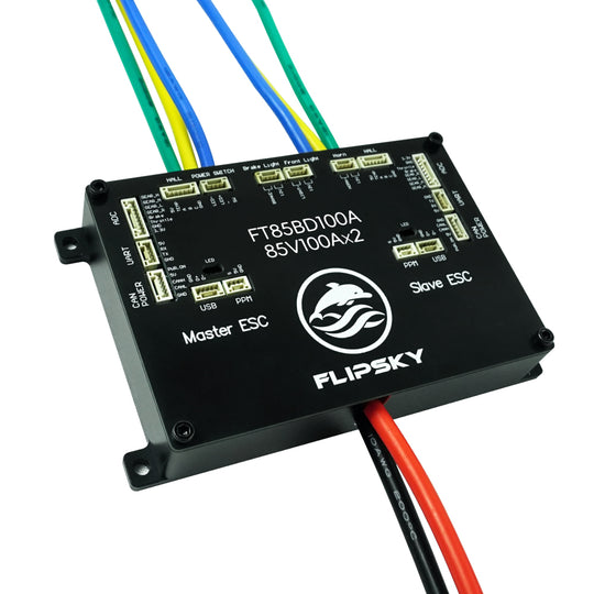 Flipsky FT85BD Dual ESC 85V 200A With Aluminum Case NON-VESC For Electric Skateboard / Electric Scooter / Ebike Speed Controller / Electric Motorcycle / Robotics