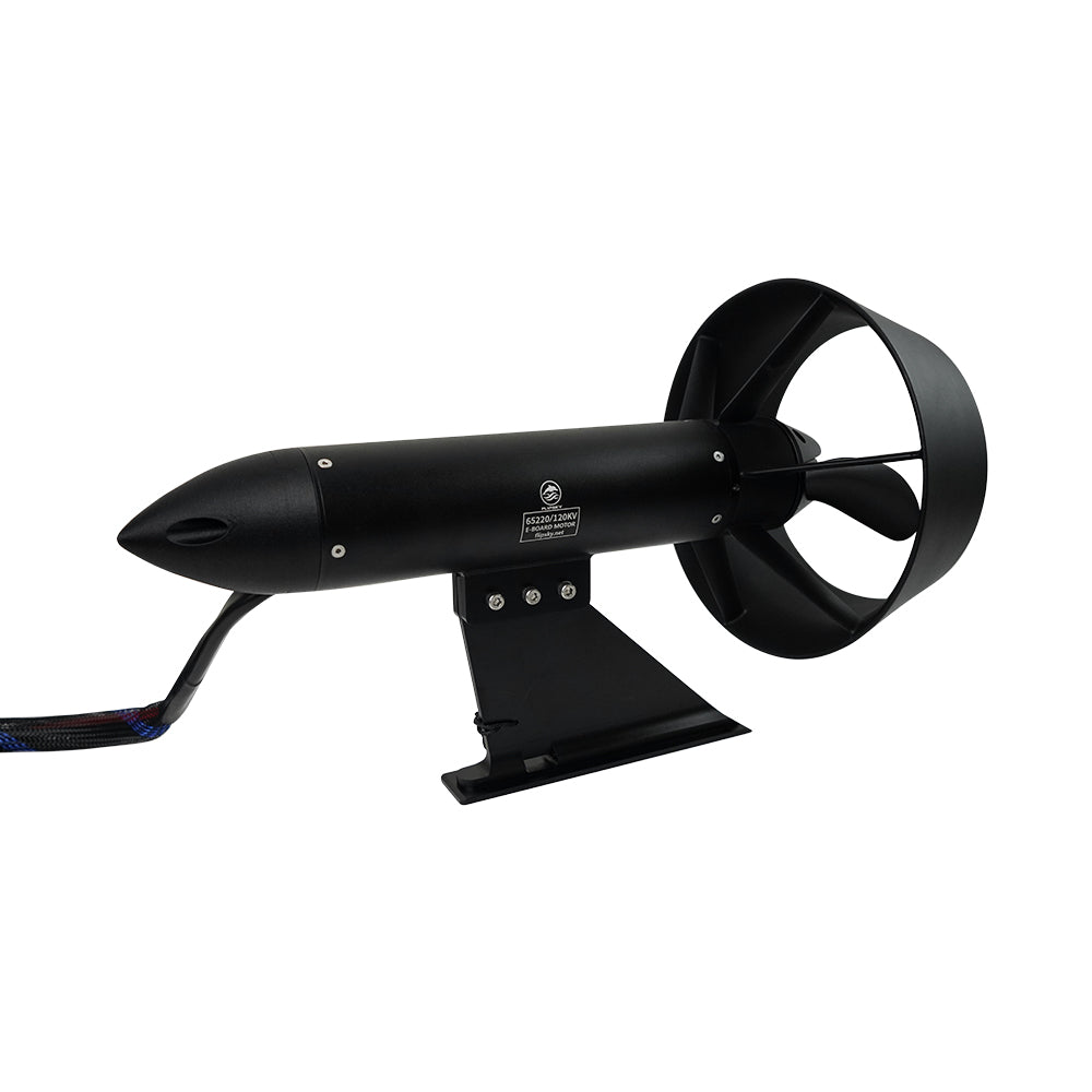 Flipsky Brushless Motor 65220 6000W Round With Thread Shaft Integrated ESC Waterproof Underwater Thruster electric boat thruster for ROV RC Boat /Jet boards /Outboard motor / Drive boat jet