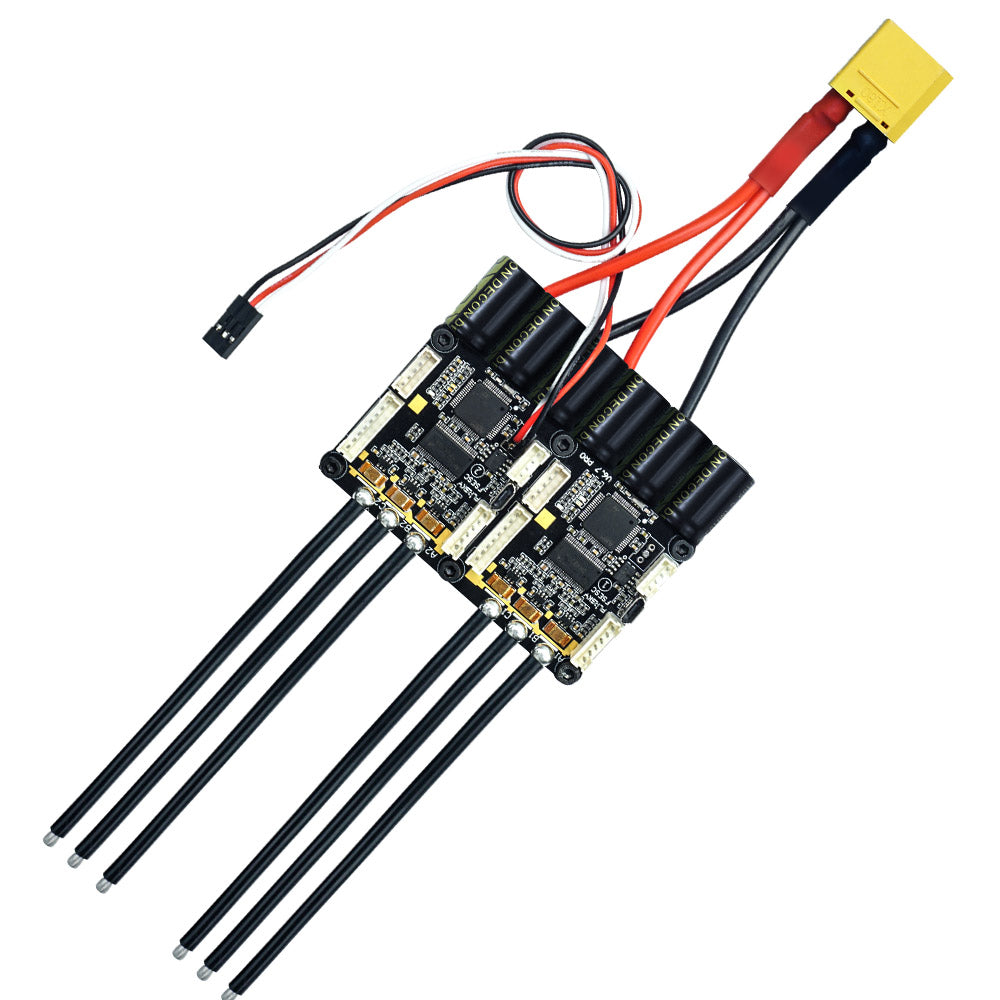 FLIPSKY Dual Mini FSESC6.7 Pro 140A base on VESC6.6 With Aluminum Anodized Heat Sink