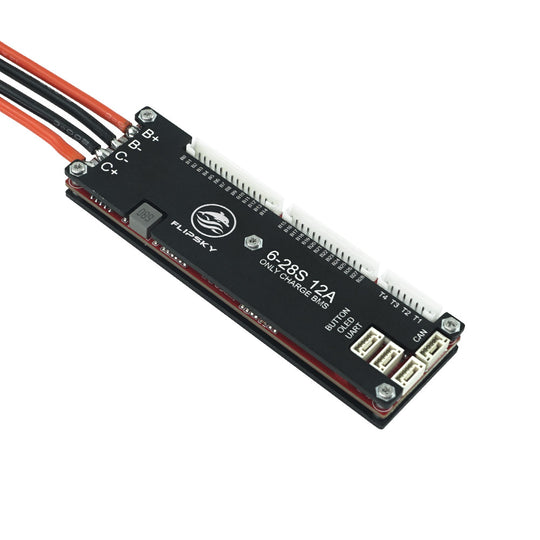 Flipsky Smart Bluetooth VESC LTC6811 6S-28S 12A BMS Only Charge li-ion Lifepo4 LTO Battery Protection Board