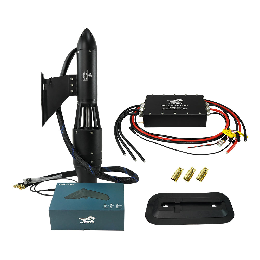 Flipsky E-Jet Pump Thruster 4400 8800W High-Performance Underwater Thruster For Marine/Underwater Propulsion/Kayaks/Inflatable Boats/Small Watercraft/Fishing Boats