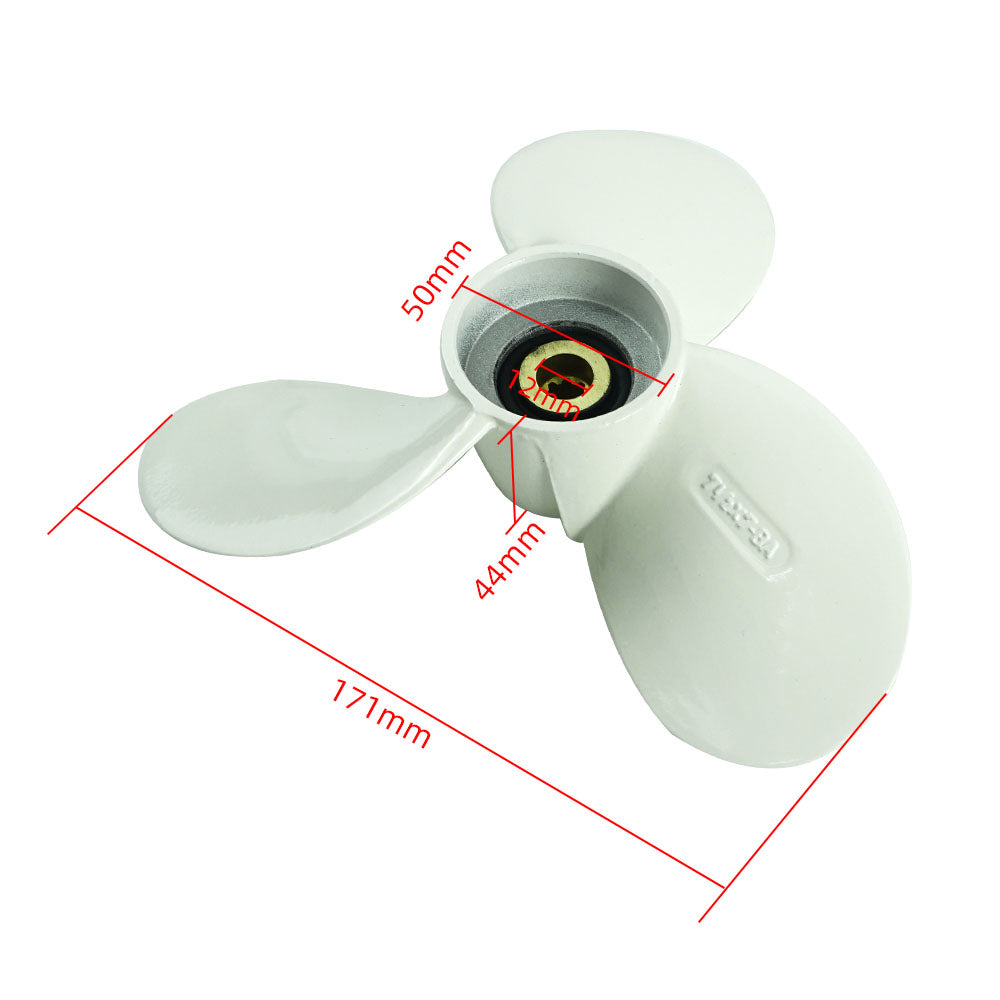 Aluminum Alloy Propeller 3.5HP 3.5 HP Outboard Motor 2 Stroke For Flipsky 65161 Brushless Motor