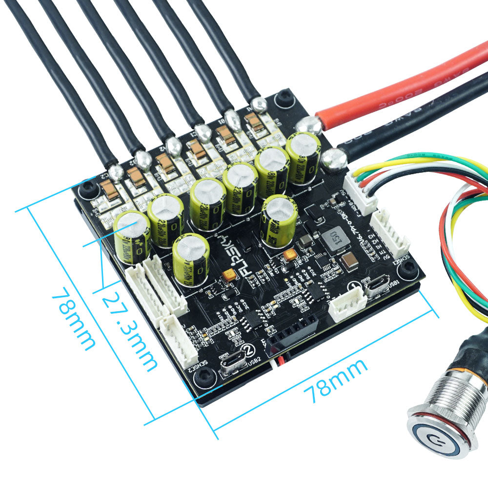 Flipsky Dual FSESC6.7 Plus based on VESC6 With Power Button