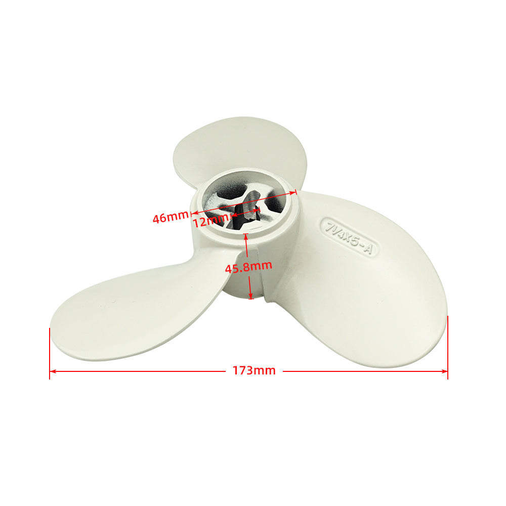 Aluminum Alloy Propeller 3.5HP 3.5 HP Outboard Motor 2 Stroke For Flipsky 65161 Brushless Motor