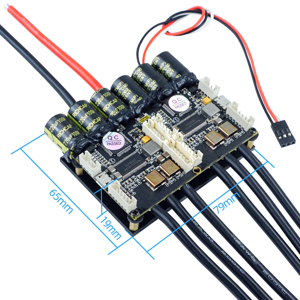 Flipsky Mini Dual  FSESC4.20 100A (Based on VESC ) with Anodized Aluminum Heatsink