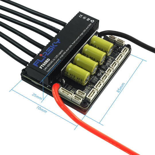 Flash Deals Flipsky FT60BD Dual ESC 60V 120A with heatsink | For DIY Eboard / Scooter / Ebike / Go-Kart / Robotics | Speed Controller / Electronic Speed Controller / esc controller for Brushless Motor