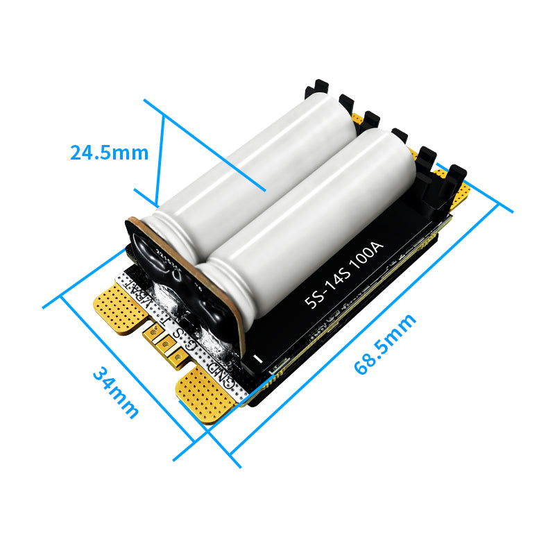 Flipsky 5-14S 100A AM32 Brushless ESC High-Performance Electronic Speed Controller For FPV Racing Drone / Multi-Rotor Drones / Fixed-Wing UAV Model Boats / RC model cars