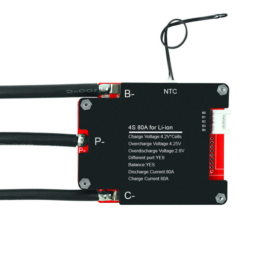 Flipsky BMS Balance Protection Board  18650 Battery Pack 5S 6S 8S 9S  10S 11S 12S 36V 12V 24V 48V 4S 7S 13S 14S Li-Ion LiFePo4 80A for ESK8 / Electric Scooter / Electric bicycle - FLIPSKY