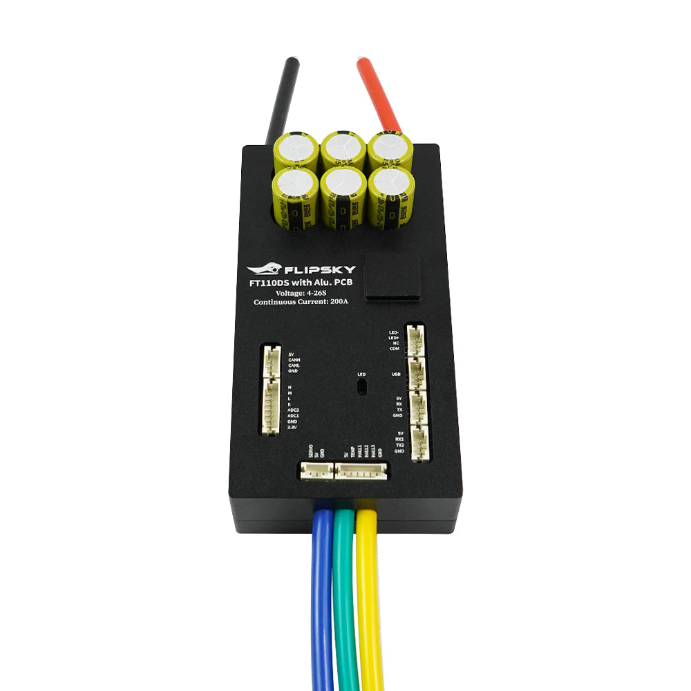 Flipsky FT110DS ESC 110V 200A With Aluminum Enclosure NON-VESC For Electric Skateboard /Ebike Speed Controller / Electric Scooter / Electric Motorcycle / Robotics