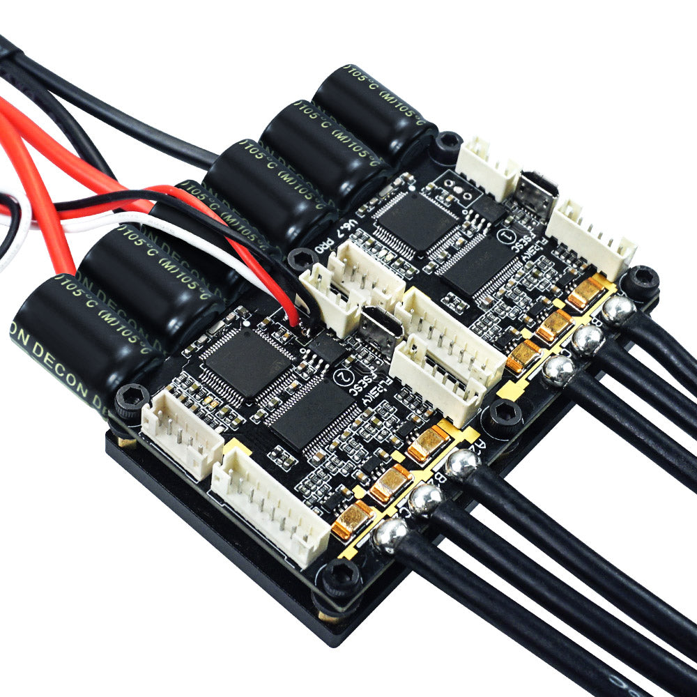 FLIPSKY Dual Mini FSESC6.7 Pro 140A base on VESC6.6 With Aluminum Anodized Heat Sink
