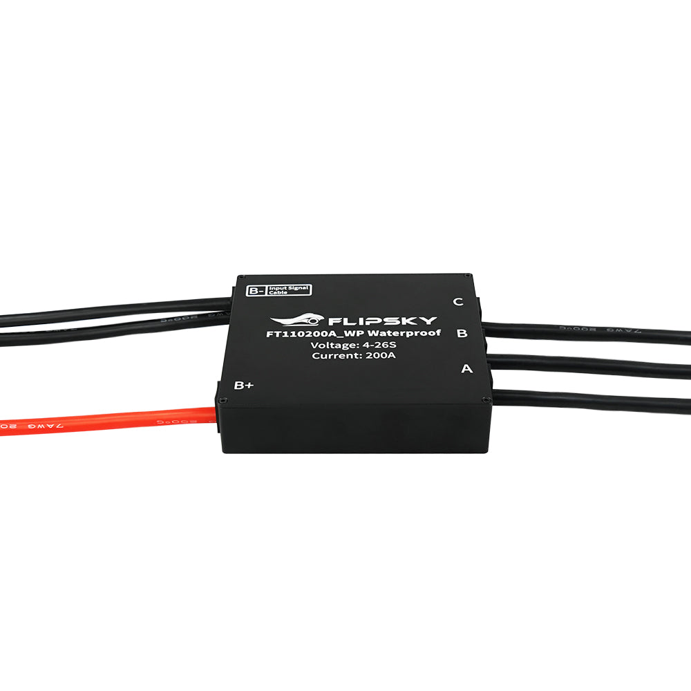 Flispky IP68 Waterproof FT110200A 110V 200A ESC With Aluminum Enclosure NON-VESC For Electric Skateboard /Ebike Speed Controller / Electric Scooter / Electric Motorcycle / Robotics