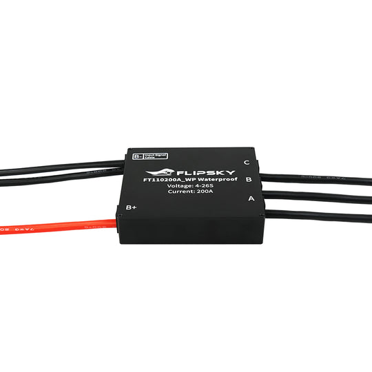 Flispky IP68 Waterproof FT110200A 110V 200A ESC With Aluminum Enclosure NON-VESC For Electric Skateboard /Ebike Speed Controller / Electric Scooter / Electric Motorcycle / Robotics
