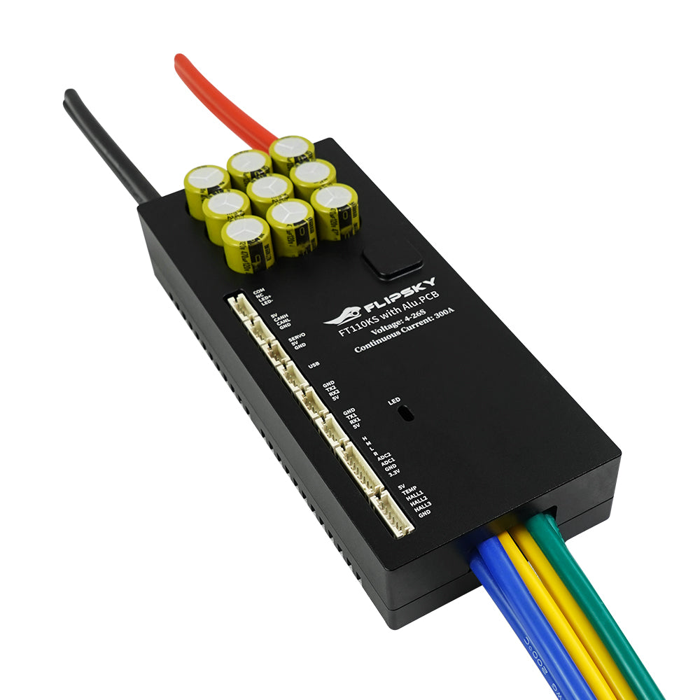 Flipsky FT110KS High Voltage ESC 110V 300A With Aluminum PCB NON-VESC For Electric Skateboard / Electric Scooter / Ebike Speed Controller / Electric Motorcycle / Robotics
