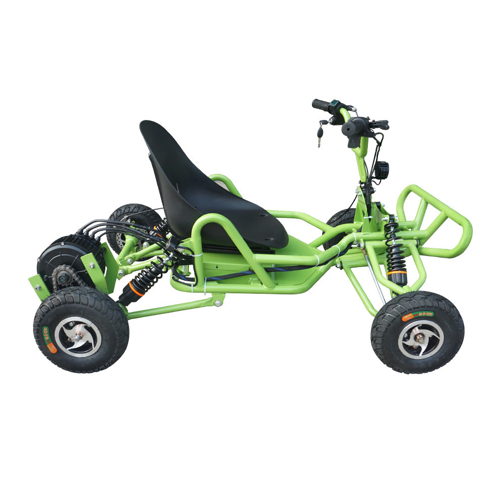 Flipsky Front And Rear Shocks 20ah/1512wh 15000W Mini Buggy Off Road Pedal Kart All Terrain Pedal Go Kart