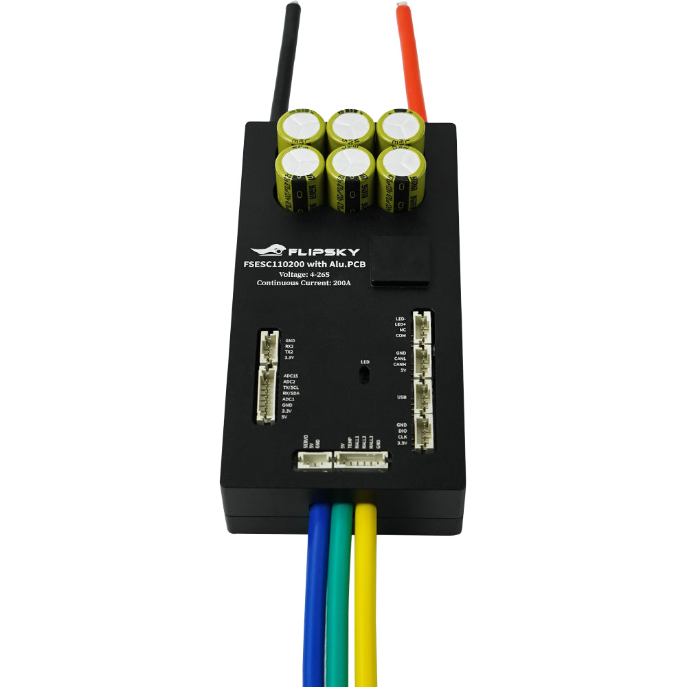 Flipsky FSESC 110200 High Voltage 110V 200A With Aluminum PCB Based on VESC For Fighting Robot Surfboard AGV Robot/Electric Scooter