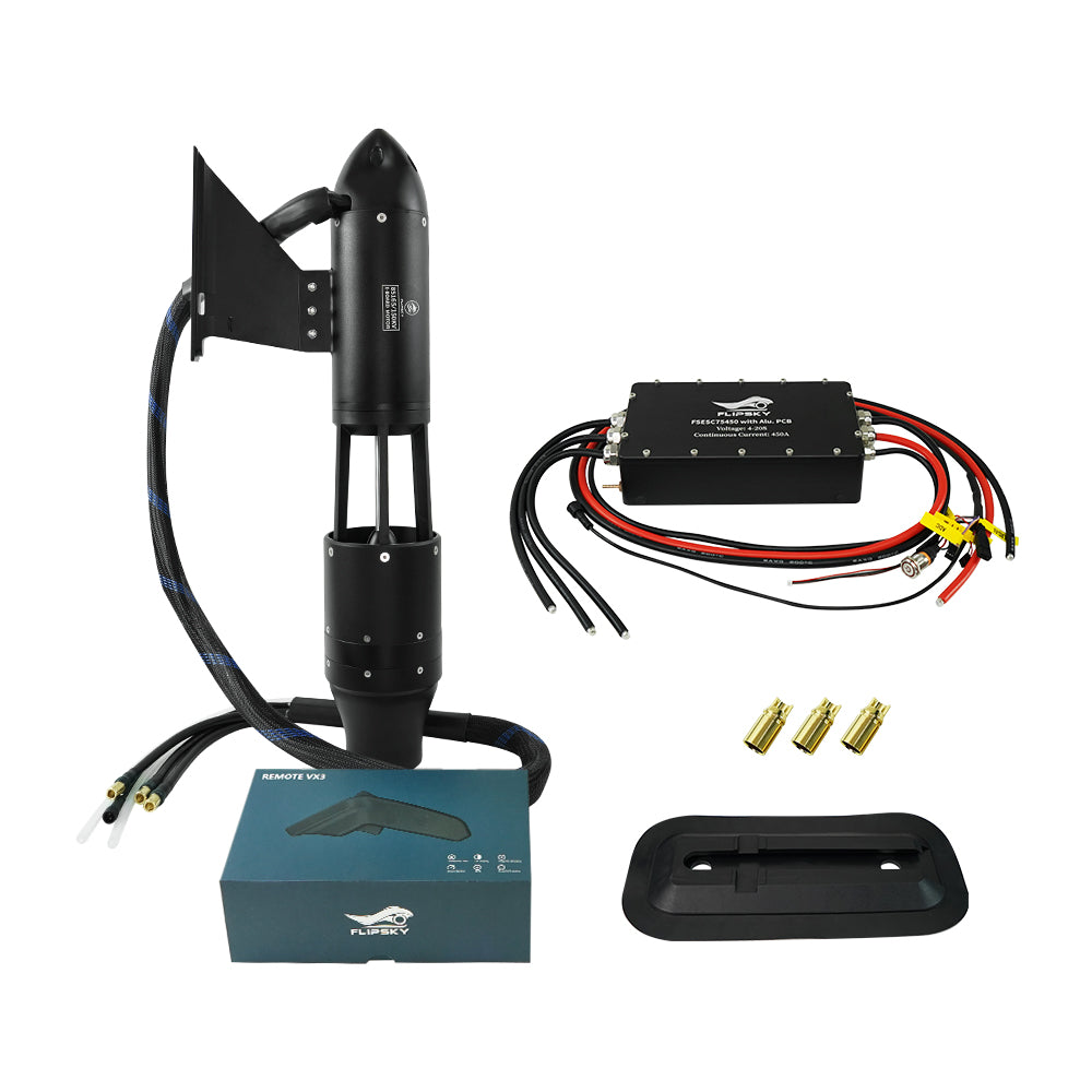 Flipsky E-Jet Pump Thruster 6200 19500W High-Performance Underwater Thruster For Marine/Underwater Propulsion/Kayaks/Inflatable Boats/Small Watercraft/Fishing Boats